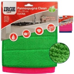 Pannospugna microfib IRGE 18x20 2pz | Starclean