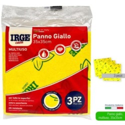 Panno multiuso giallo IRGE 3pz | Starclean