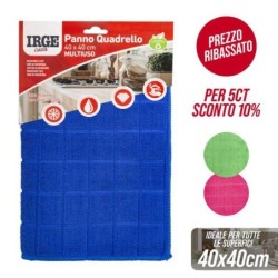 Panno quadrello microfibra.40x40cm | Starclean