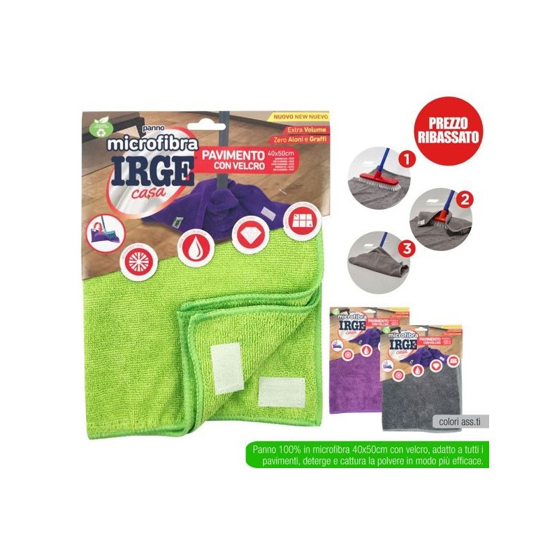Pannomicrofibra pavimento velcro40x | Starclean