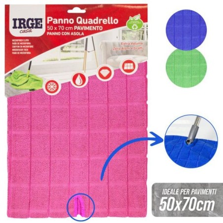 Panno microfibra IRGE quadro 50x70 | Starclean