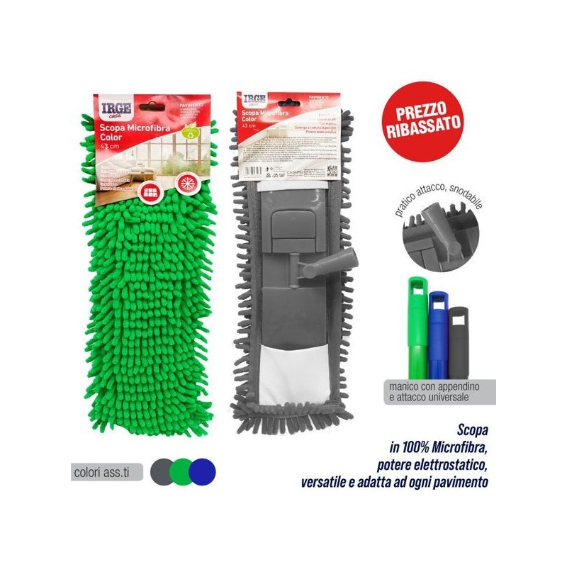 Scopa microfibra IRGE con manico | Starclean