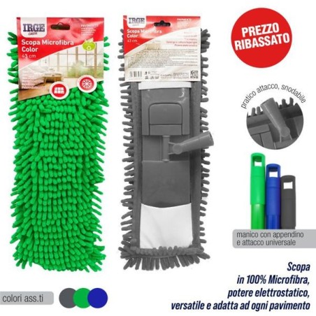 Scopa microfibra IRGE con manico | Starclean