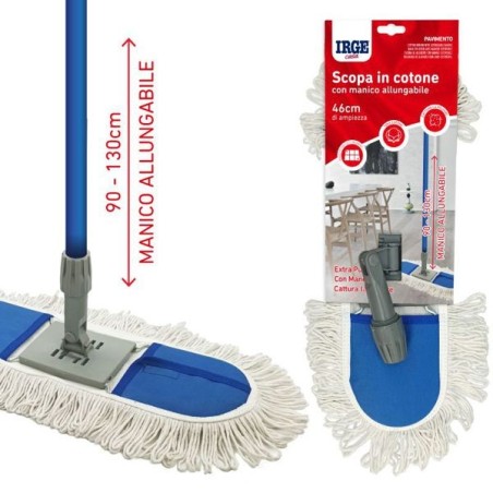Scopa cotone con manico allungabile | Starclean