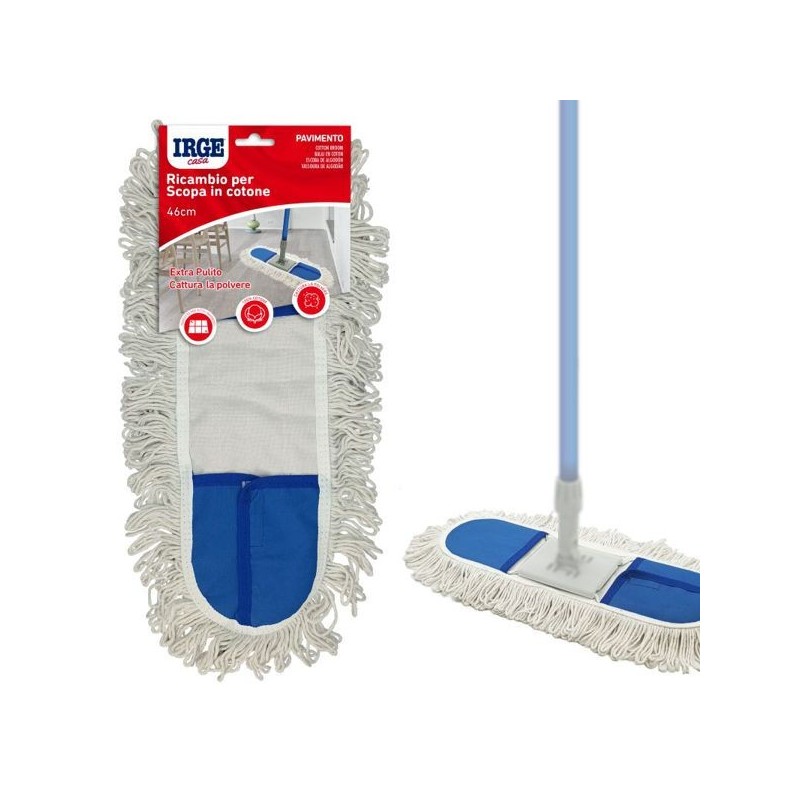 Refill scopa IN cotone 46cm | Starclean