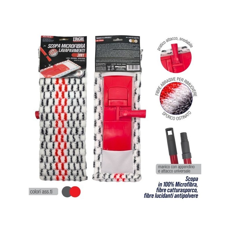 Scopa+mop lavapavimenti 3in1 profess | Starclean
