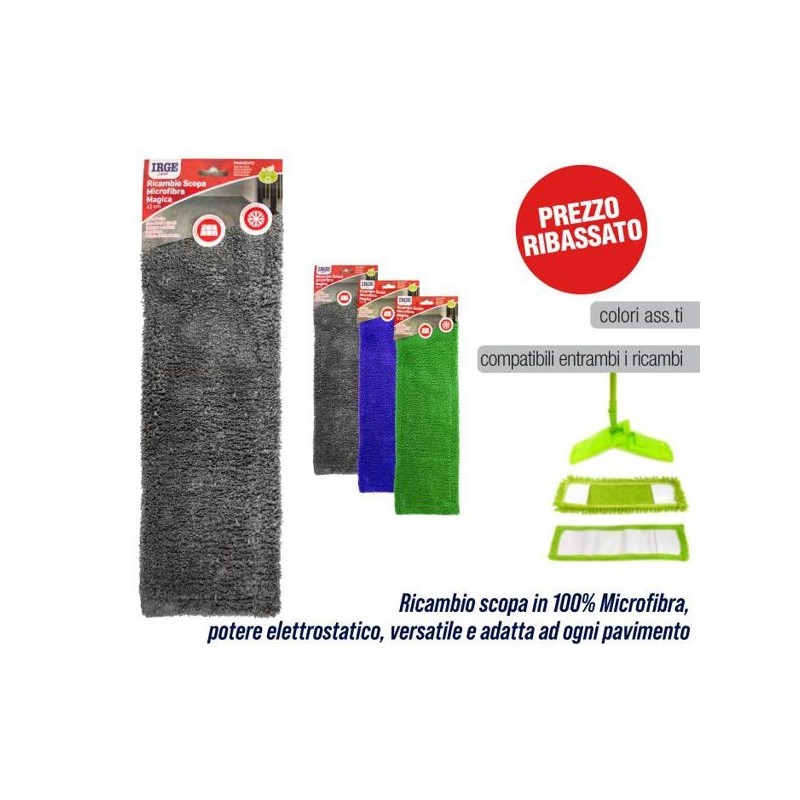 Scopa magica IRGE ricamb. microfibr | Starclean