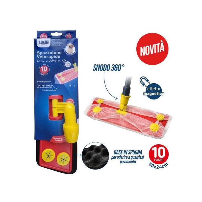 Spazzolone velorapido 10 panni IRGE | Starclean