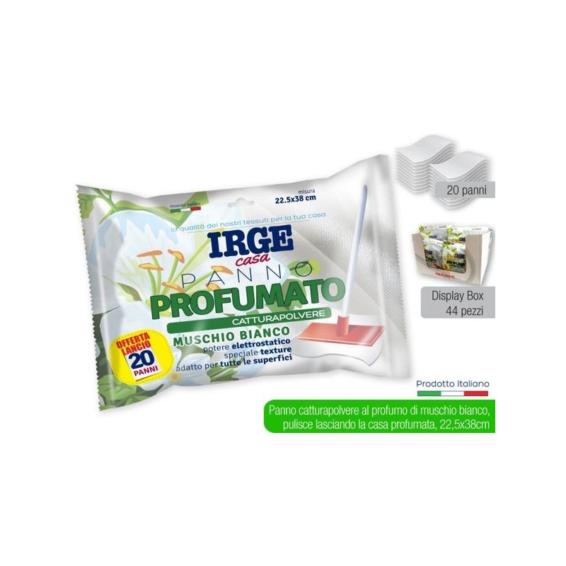 Panno catturapol.irge muschio b.20p | Starclean