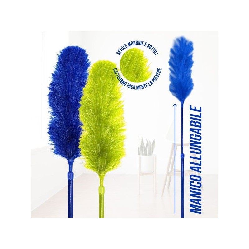 Spolv. piumino manico allung. 84cm | Starclean