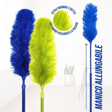 Spolv. piumino manico allung. 84cm | Starclean