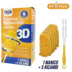 Spolverello 3D 5ricambi+manichetto | Starclean