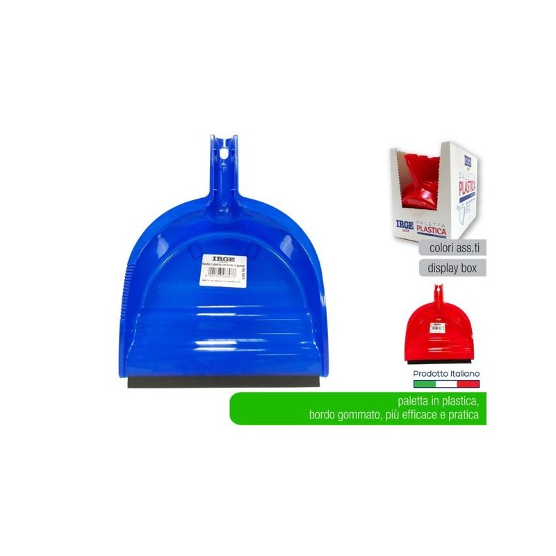 Paletta plastica bordo gomma IRGE | Starclean