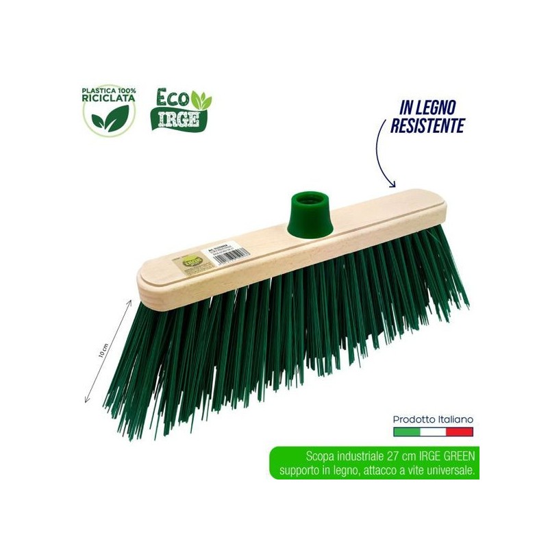 Scopa DC industriale legno cm 27 | Starclean