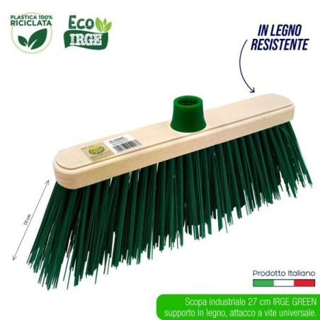 Scopa DC industriale legno cm 27 | Starclean