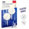 Ganci adesivi plastica 2pz rotondi | Starclean