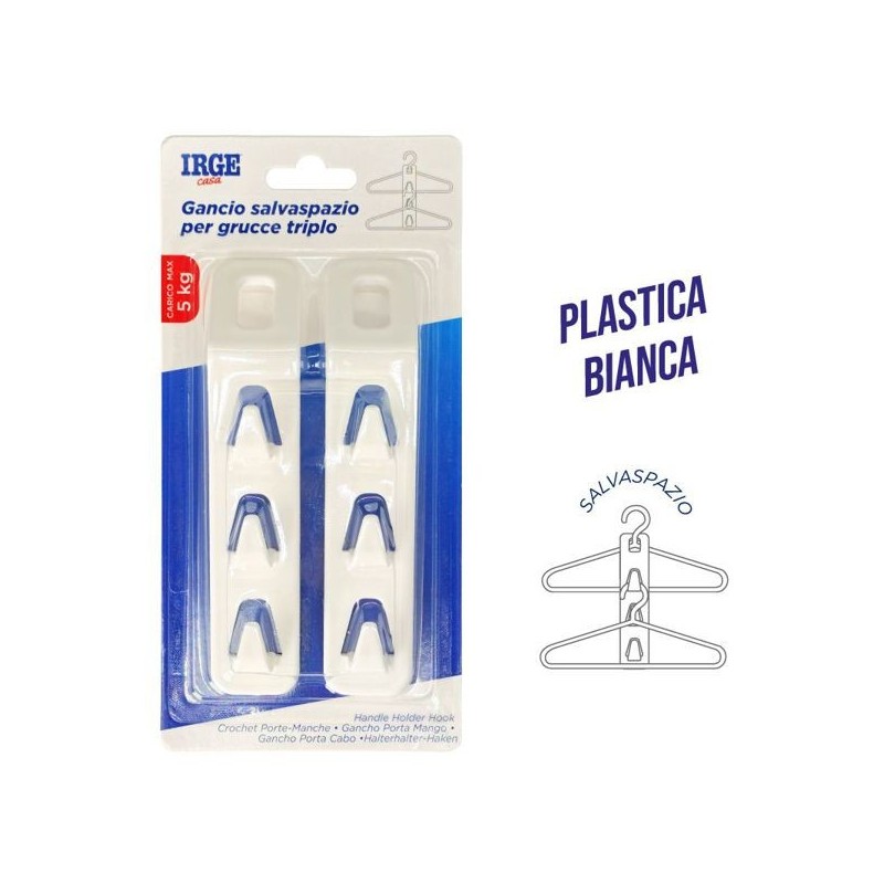 Ganci adesivi per gruccia 2pz | Starclean