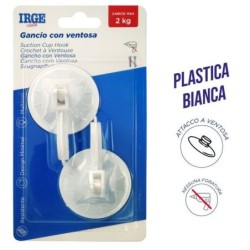 Ganci adesivi plastica 2pz ventosa | Starclean