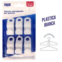 Ganci adesivi per gruccia 6pz | Starclean