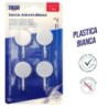Ganci adesivi plastica 4pz rotondi | Starclean