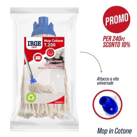 MOP cotone 200 GR. IRGE | Starclean