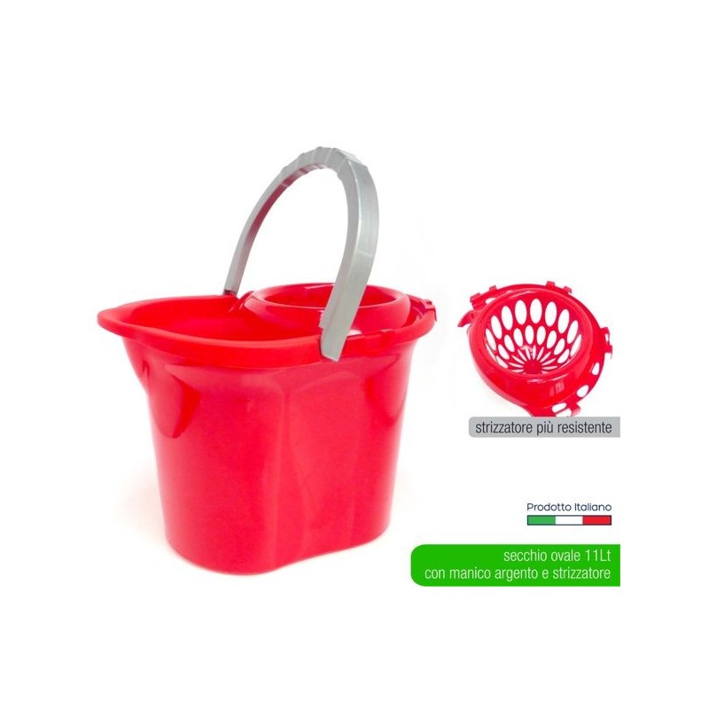 Secchio con strizzator IRGE 11l ovale | Starclean