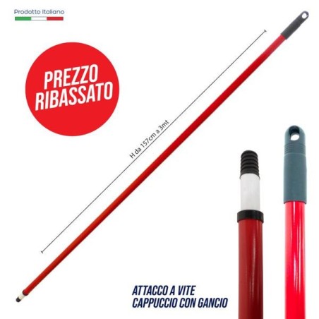 Manico MET allung. 3mt vern.liscio | Starclean