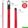 Manico met. 120 cm.plastif.rosso | Starclean