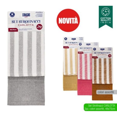 Strofinaccio 2pz 48x70 carlotta | Starclean