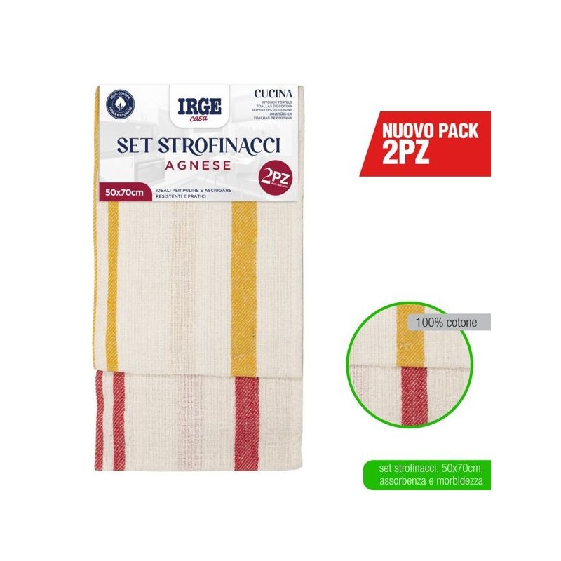 Strofinaccio 2pz 50x70 agnese | Starclean