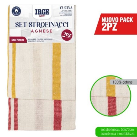 Strofinaccio 2pz 50x70 agnese | Starclean