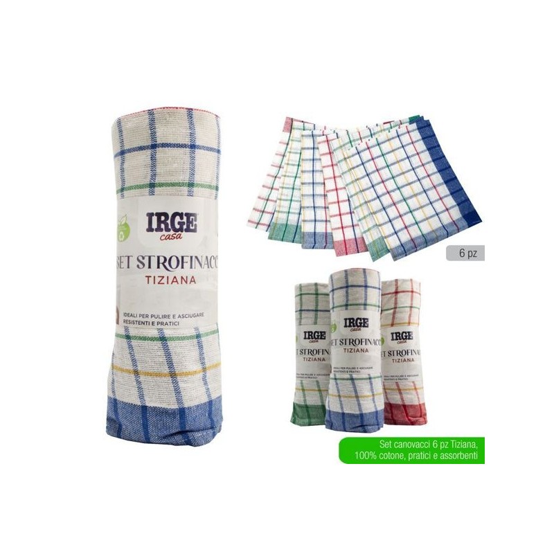 Strofinaccio 50x70 quadri-righe 1pz | Starclean