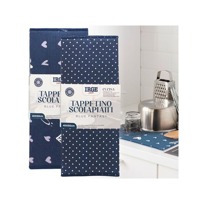 Tappetino scolapiatti cuori | Starclean