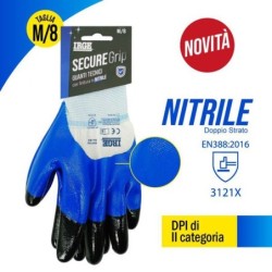 Guanti tec.secure grip nitrile M/8 | Starclean