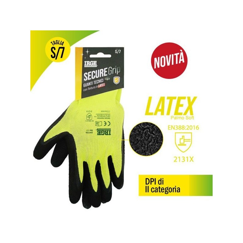 Guanti tec.secure grip lattice S/7 | Starclean
