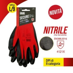 Guanti tec.secure grip nitrile L/9 | Starclean