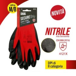 Guanti tec.secure grip nitrile M/8 | Starclean