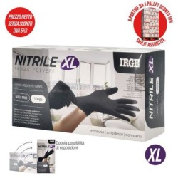Guanti monouso 100pz nitrile nero XL | Starclean