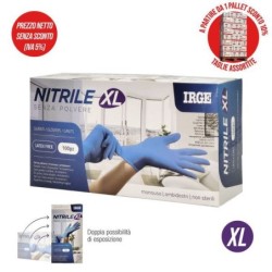 Guanti monouso 100pz nitrile BLU XL | Starclean