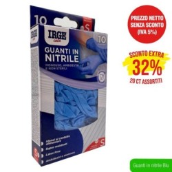 Guanti monouso 10pz nitrile BLU S | Starclean