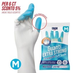 Guanti multiuso grip PVC blue m | Starclean