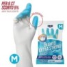 Guanti multiuso grip PVC blue m | Starclean