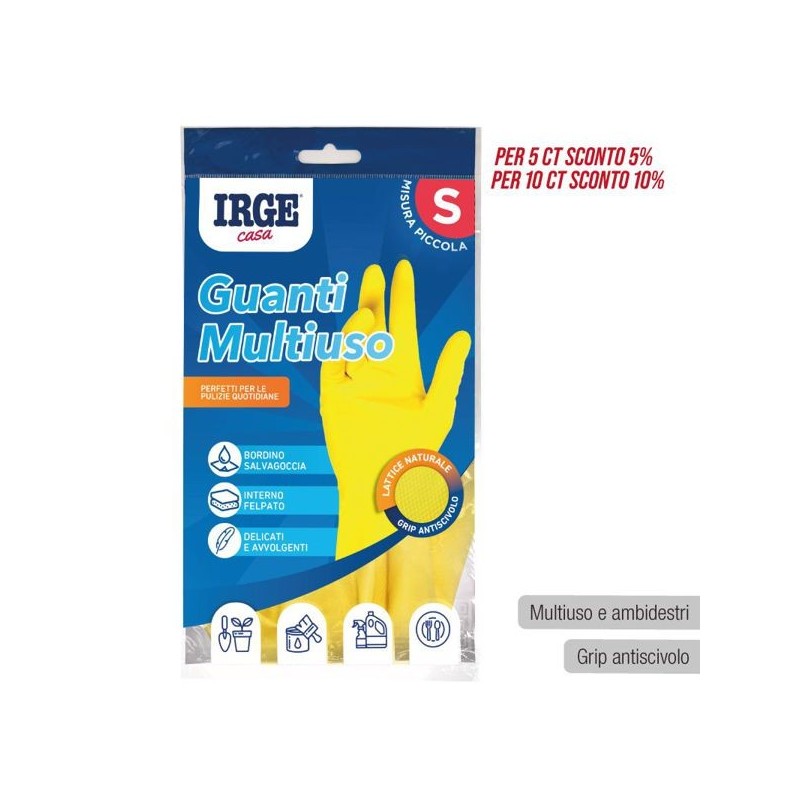 Guanti piatti antiscivolo IRGE S | Starclean