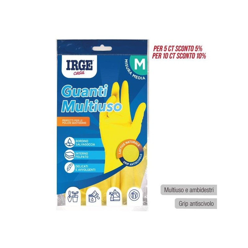 Guanti piatti antiscivolo IRGE m | Starclean