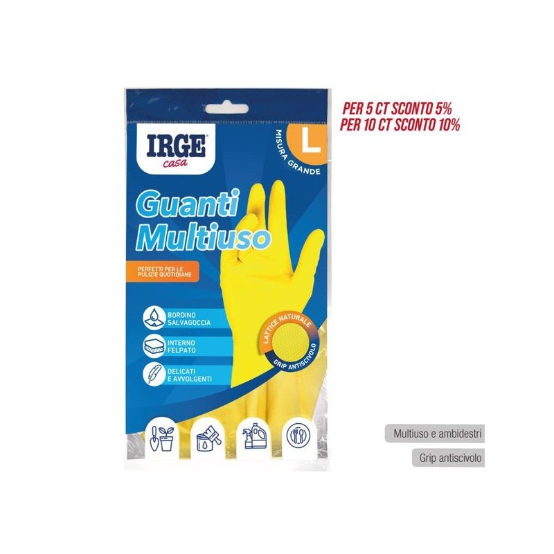 Guanti piatti antiscivolo IRGE l | Starclean