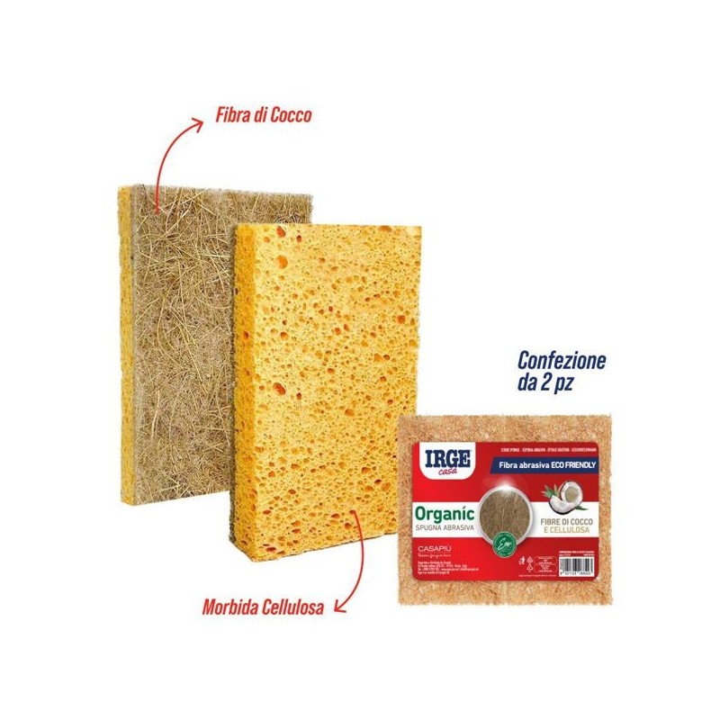 Spugna abrasiva fibracocco+cellulosa | Starclean