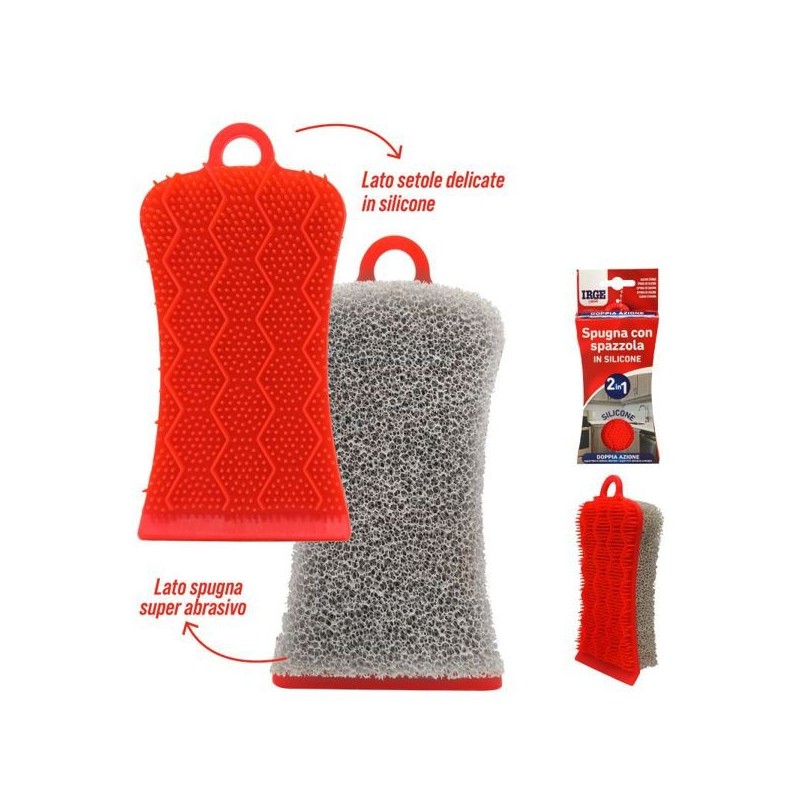 Spugna IN silicone con spazzola | Starclean