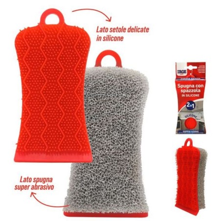 Spugna IN silicone con spazzola | Starclean