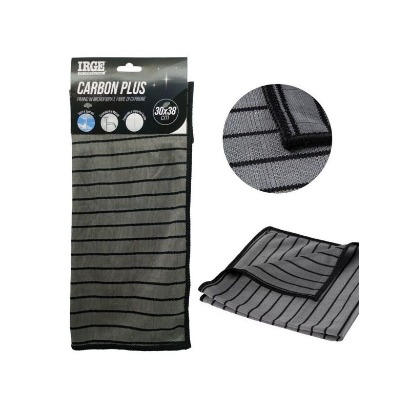 Panno microfibra AL carbone 30x38 | Starclean