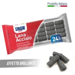 Lana acciaio 24 rotolini 100 gr | Starclean